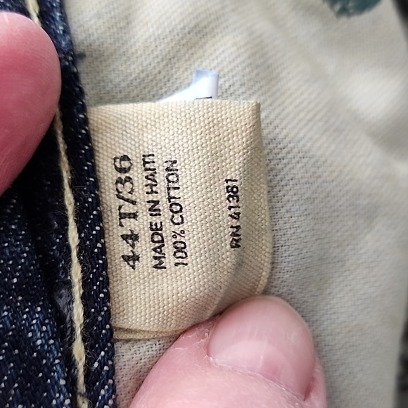 NWT Polo Ralph Lauren 44T x 36 Classic 867 Warren Jeans Medium Dark Blue Wash - Picture 9 of 11